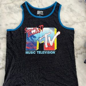 MTV Spring Break '87 Tank Top Large Vintage